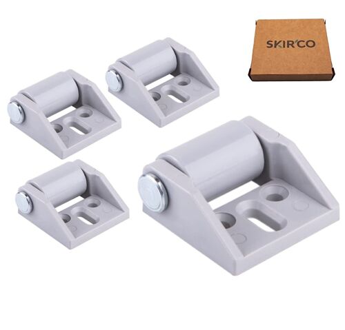 Lot de 4 petites roulettes de meuble 15 mm en caoutchouc, non pivotantes, roulettes, fixes, unidirectionnelles (4)