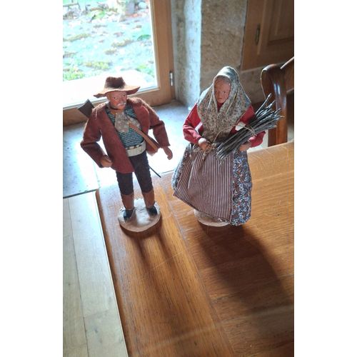 Couple Santons Escoffier