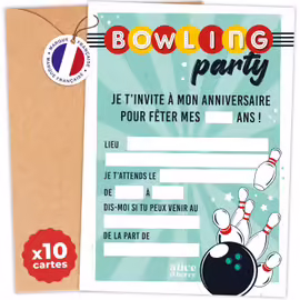 Cartes D'invitation Pour Le 10ème Anniversaire D'un Enfant