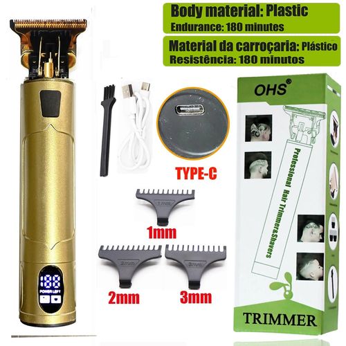 Vintage T9 Tondeuse À Cheveux Barbe Rasage Corps Tondeuse À Cheveux Tondeuses Électrique Hommes Coupe De Cheveux Machine 0mm Barbier Rasoir-Ohs Xl2 Flower