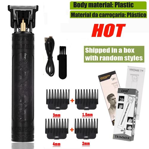 Vintage T9 Tondeuse À Cheveux Barbe Rasage Corps Tondeuse À Cheveux Tondeuses Électrique Hommes Coupe De Cheveux Machine 0mm Barbier Rasoir-Ohs H1 Dragon Hot