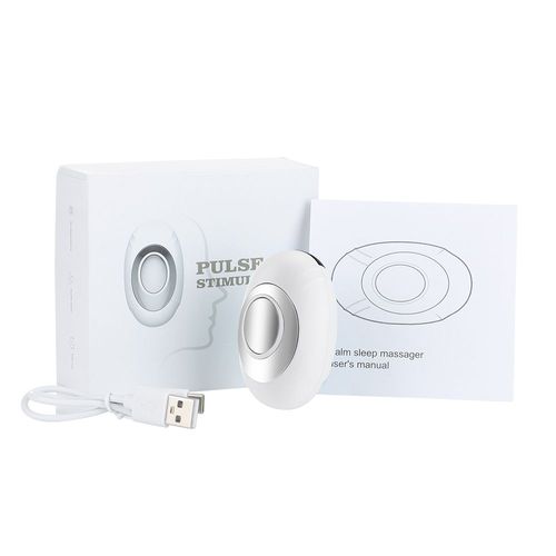 Aide Au Sommeil Soulagement De L'insomnie Microcourant Hypnose Portable Ces Stress Mental Anxiété Dépression Éliminer Relax Avec Fronde Cerveau - Type White