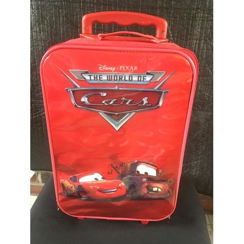 valise rigide enfant à roulettes disney CARS