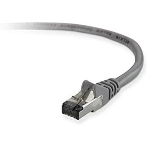 Belkin - Câble éthernet RJ45 CAT6, STP, M/M - 15M - Gris