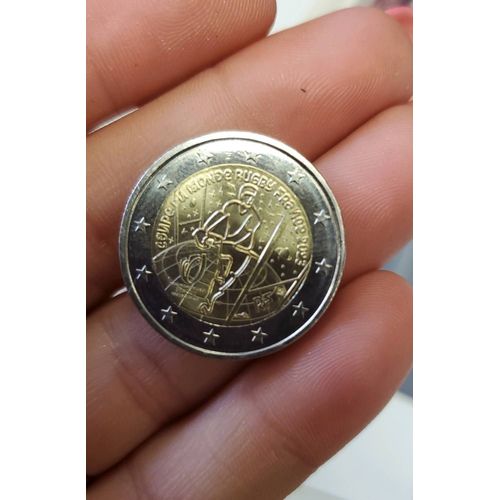 Pièce 2 Euros Coupé Du Monde Rugby