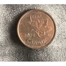 Pièce 1 Centime Canada 2004