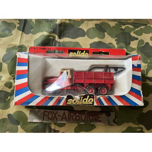 Camion Gmc 6 X6 Depanneuse Des Sapeurs Pompiers 1/50eme De Solido Ref 3117 En Boite-Solido