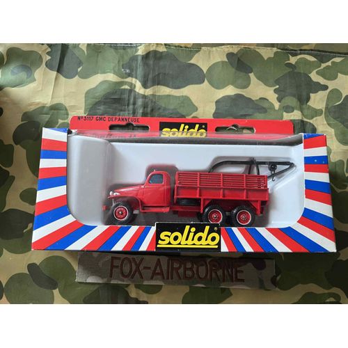 Camion Gmc Bache 6 X6 Depanneuse Des Sapeurs Pompiers 1/50eme De Solido Ref 3110 En Boite-Solido