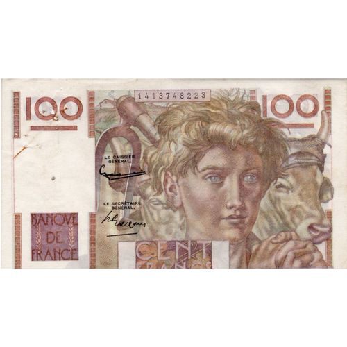 2 Billets De Banque De 100 Francs Francais