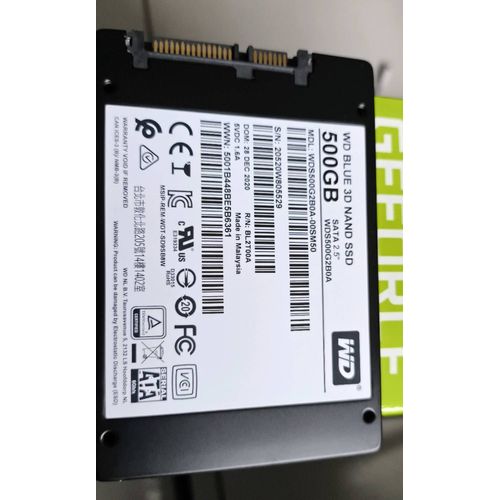 WD Blue 500 Go 3d Sand SATA SSD WDS500G2B0A-00SM50