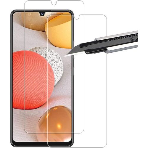 Hqselection® Lot De 2 Verre Trempé Pour Samsung Galaxy A42 .Film De Protection D'écran Transparent - Anti Rayures - Ultra Résistant Dureté 9h