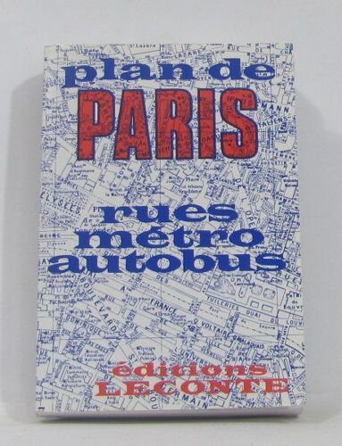 Plan De Paris, Rue, Métro Et Autobus