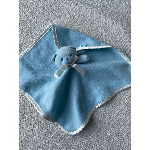 Doudou Peluche Ours Bleu Mustela 