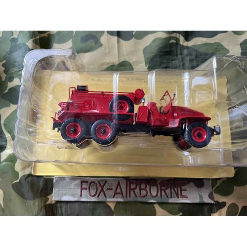 Camion De Pompiers Citerne Gmc Cckw 353 1/43eme De La Marque Ixo Hachette En Boite Vitrine-Hachette