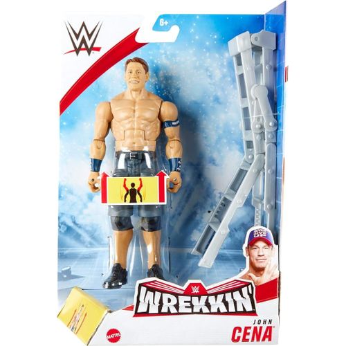 Wwe Figurine De Catch Articulée John Cena Avec Accessoire Échelle 17 Cm