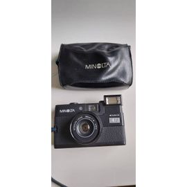 Appareil photo vintage rétro argentique Minolta Hi Matic GF Noir 38mm