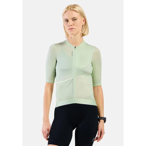 Odlo Maillot De Cyclisme À Zip Intégral Explorer Pro Chill-Tec Pour Femme, Xs, Green