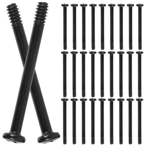 CFRY-Lot de 50 vis de rechange pour ventilateur d'ordinateur - Longueur 34 mm - Convient pour les systèmes de refroidissement à eau