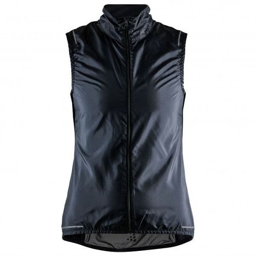 Craft - Women's Essence Light Wind Vest - Gilet Coupe-Vent Taille L, Bleu/Noir