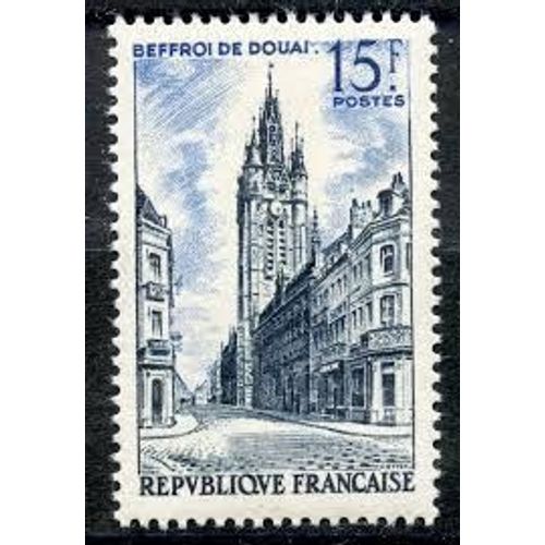 Beffroi De Douai Année 1956 N° 1051 Yvert Et Tellier Luxe