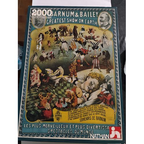 Puzzle Le cirque Barnum Nathan 2000 pièces 1986