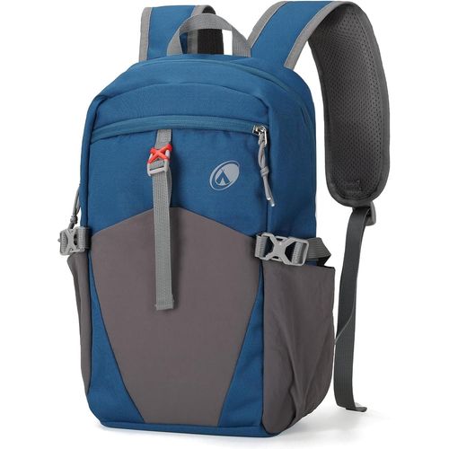 GERG-12L Petit Sac à Dos de Randonné Léger et Imperméable pour Homme et Femme, Mini Sac pour Enfant avec Sangle de Poitrine de Camping Loisir Vélo Voyage Sport de Plein Air