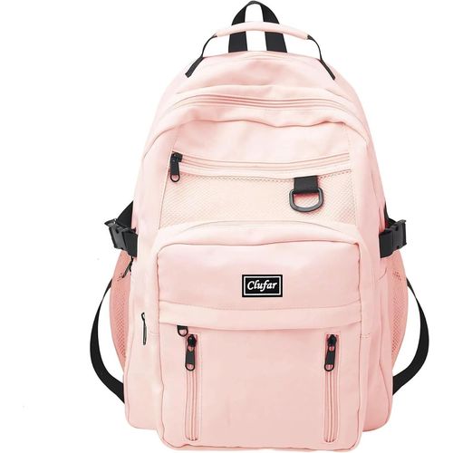 GERG-Sac a dos College Fille Garcon Cartable Primaire Adolescent Cartable CP Sac à dos College 3 Compartiments Imperméable Elegant Leger Nylon pour Voyages Scolaires