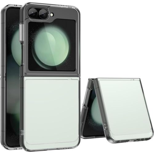 Coque Pour Samsung Galaxy Z Flip 6 5g, Étui De Protection Arrière Housse, Pc Case Ultra Fin, Résistant Aux Chocs, Anti-Poussière, Coque De Protection Intégrale Cover [Transparent]