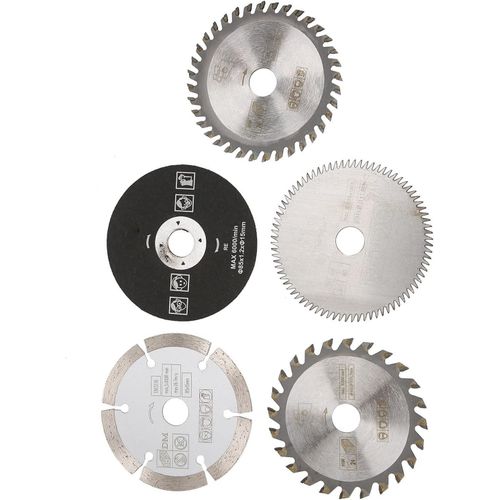 Lame de Scie Circulaire , 5 Pièces 85 Mm de Diamètre Extérieur, Diamètre Intérieur 15 Mm, Mini Lame de Scie Circulaire en Carbure, pour Outil de Coupe