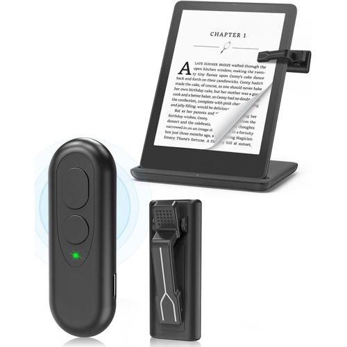 RF Télécommande pour Liseuse Kindle Paperwhite Kobo, Tourne Page Liseuses Accessoires pour Tablettes ipad/iPhone Lire des Romans et Prendre des Photos