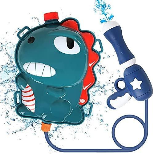Pistolet À Eau Pour Enfants, Avec Réservoir D'eau De 2000 Ml, Jouet D'eau Pour L'été, La Plage, La Piscine, Vert