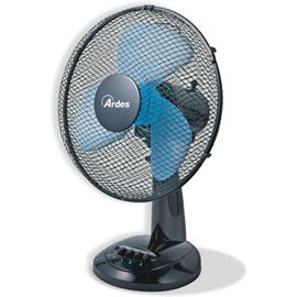 AR5EA30 Ventilateur de table 30 cm 3 Pales Oscillant avec inclinaison réglable Ventilateur 3 vitesses Silencieux Easy 30