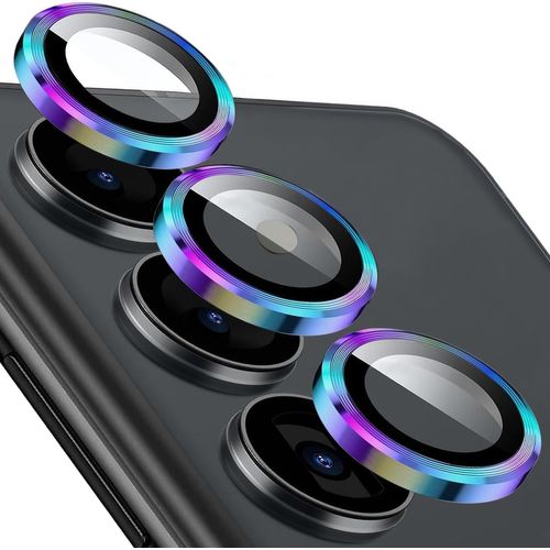 Protection D'objectif D'appareil Photo De Téléphone Compatible Avec Samsung Galaxy S25 Plus/Galaxy S25+ 5g [1 Ensemble], Protecteur D'objectif Individuel, En Verre Trempé Ultra Fin Avec