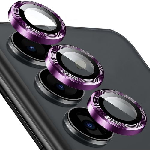 Protection D'objectif D'appareil Photo De Téléphone Compatible Avec Samsung Galaxy S25 Plus/Galaxy S25+ 5g [1 Ensemble], Protecteur D'objectif Individuel, En Verre Trempé Ultra Fin Avec