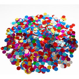 Confettis De Rond Multicolore, Papier Scintillant En Feuille D'Aluminium, Décoratifs Pour Mariage, Saint Valentin, Anniversaire, Fête Prénatale, 1.5 cm, 50 g