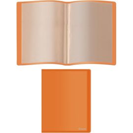 Porte-Vues Pp De 40 Pochettes Pp (80 Mic) Souple Orange