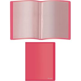 Porte-Vues Pp De 10 Pochettes Pp (80 Mic) Souple Rouge