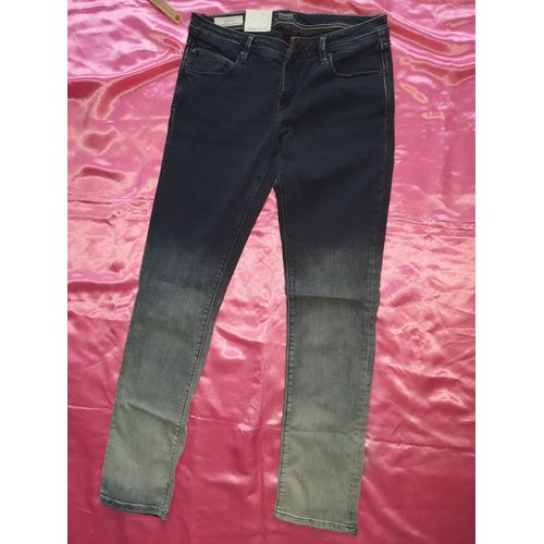 Jean Slim Fit Dégradé De Bleu Bonobo