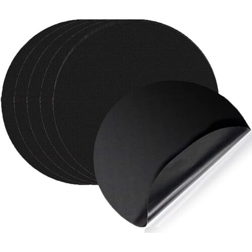 SJZG-10 Pcs Poêle Anti-Adhésive Liner Tapis De Cuisson Cuisson Cuisine Non Stick Liner Téflon Tapis Réutilisable Durable Résistant À La Chaleur 24 Cm De Diamètre Tapis Outils De Cuisson À Haute Tempé