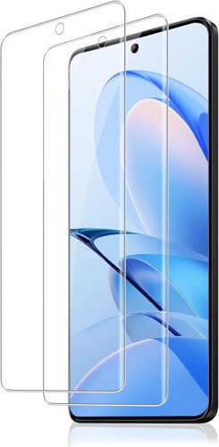 SJZG-Lot De 2 Films De Protection D'Écran En Verre Blindé Pour Xiaomi Redmi Note 13 Pro Plus Dureté 9H Film De Protection D'Écran Sans Bulles, Id D'Empreintes Digitales, Précision Tactile, Film De