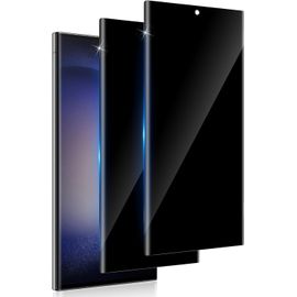 Sjzg-2 Pièces Verre Trempé Anti-Espion Couverture Complète Pour Samsung Galaxy S23 Ultra 5g, Anti-Trace, Anti-Spy Privacy Protecteur, Dureté 9h, Film Protection Écran De Confidentialité