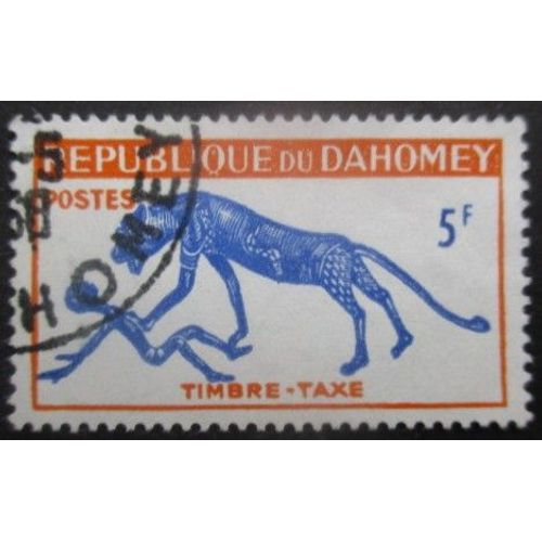 Dahomey Taxe N°34 Oblitéré