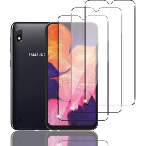 Sjzg-3 Pièces Verre Trempé Compatible Avec Samsung Galaxy A10 Protection Écran Hd Avec, Dureté 9h Glass, Sans Bulles Pour Samsung Galaxy A10