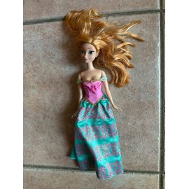 Poupée Disney princesse Anna la Reine des neiges - Robe rose et bleue