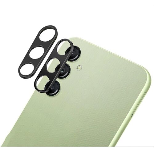 SJZG-Caméra Arrière Protecteur Pour Samsung Galaxy A14, [Lot De 2] Caméra Métal Protecteur, [Résistant Aux Rayures] [Protection Contre Les Chutes] [Facile À Installer]- Black