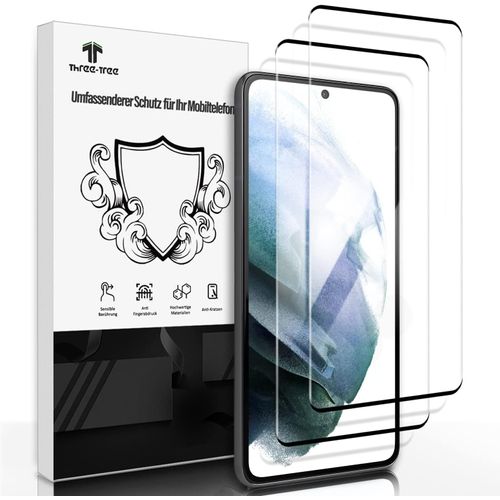 Sjzg-[2 Pièces Verre Trempé Pour Samsung Galaxy S21, 9h Dureté Protecteur D'écran, Hd Dureté Film Protection Écran, Sans Bulles, Facile À Installer, Pas Traces Doigts, Anti-Rayures