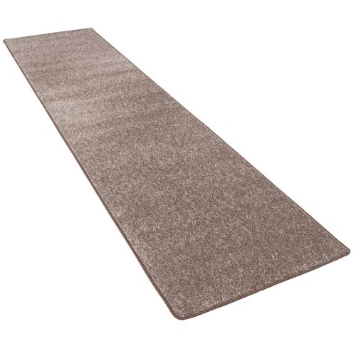 Snapstyle Cottage - Tapis De Couloir À Pile Longue Et Haute Taupe 100x300 Cm
