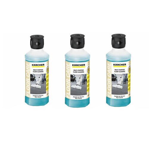 Lot de 3 Produits nettoyant d'origine pour sol universel 500 ml Accessoires et entretien (62959440 6.295-944.0 KARCHER)