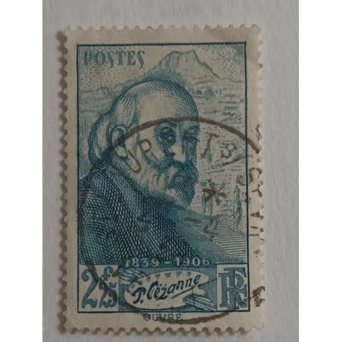 R22 - Oblitéré France N°421 - Année 1939 -" Centenaire De La Naissance Du Peintre Cézanne ".