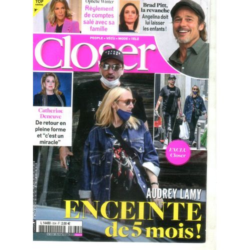Closer - N°834 : Audrey Lamy - Enceinte De 5 Mois !